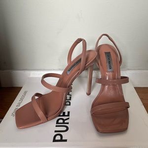 Tan Slim Strappy Steve Madden Heels